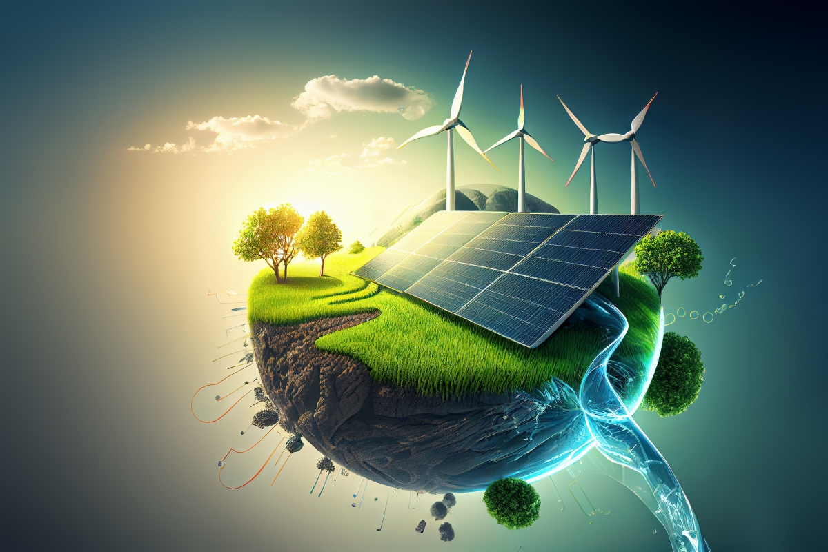 paneles solares producen energía verde